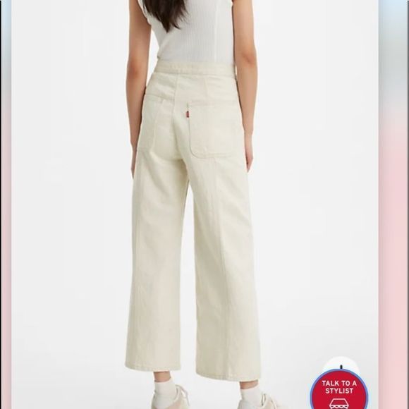 Premium Levi’s Ribcage wide leg cropped pants - Picture 2 of 3